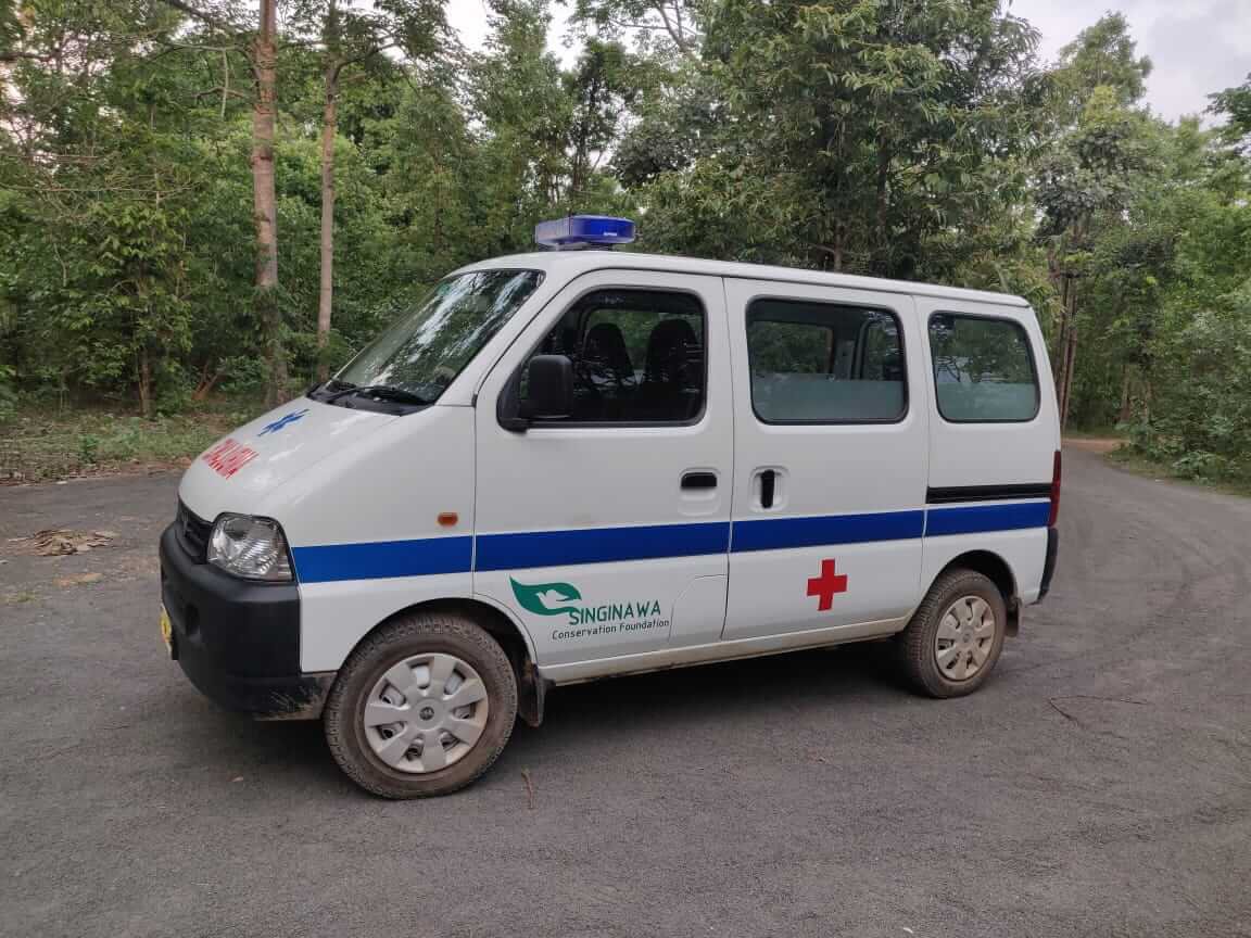 An Ambulance has been donated to support in case of any emergency requirements around the Balaghat district regions and nearby areas of Kanha National Park.